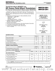 MRF281 datasheet pdf Motorola