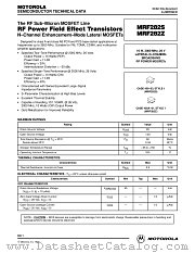 MRF282S datasheet pdf Motorola