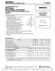 MRF3010 datasheet pdf Motorola