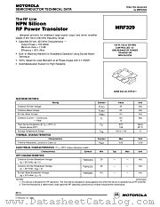 MRF329 datasheet pdf Motorola