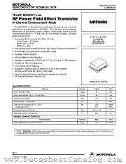 MRF5003 datasheet pdf Motorola