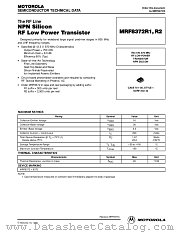 MRF8372 datasheet pdf Motorola