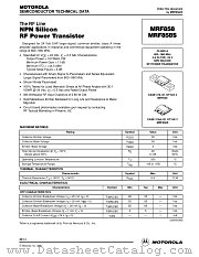 MRF858 datasheet pdf Motorola