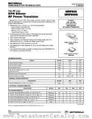 MRF859 datasheet pdf Motorola