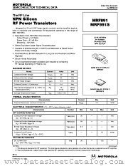 MRF891S datasheet pdf Motorola