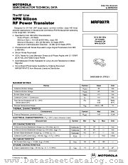 MRF897R datasheet pdf Motorola
