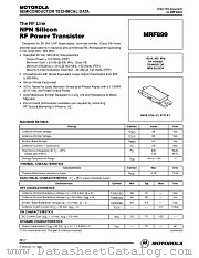 MRF899 datasheet pdf Motorola