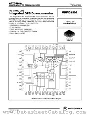 MRFIC1502 datasheet pdf Motorola