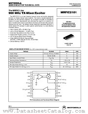 MRFIC2101 datasheet pdf Motorola