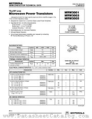MRW3005 datasheet pdf Motorola