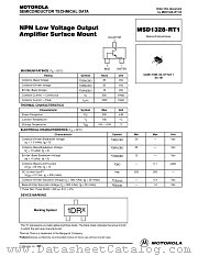MSD1328-RT1 datasheet pdf Motorola
