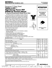 MTB2P50E datasheet pdf Motorola
