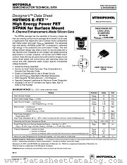 MTB50P03HDL datasheet pdf Motorola