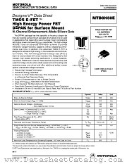 MTB8N50E datasheet pdf Motorola