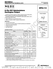 MTIL113 datasheet pdf Motorola
