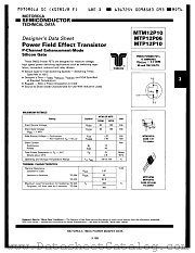MTP12P06 datasheet pdf Motorola