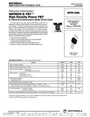 MTP1306 datasheet pdf Motorola