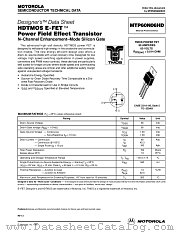 MTP60N06 datasheet pdf Motorola