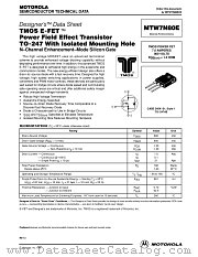 MTW7N80E datasheet pdf Motorola