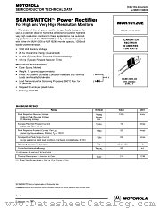 MUR10120 datasheet pdf Motorola