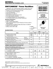 MUR1640CT datasheet pdf Motorola