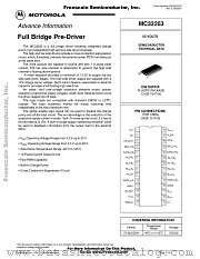 PC33253DW datasheet pdf Motorola