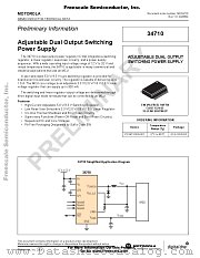PC34710EW datasheet pdf Motorola