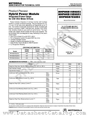 MHPM6B15E60D3 datasheet pdf Motorola