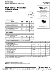 PZTA42T1 datasheet pdf Motorola