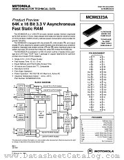 MCM6323AYJ12R datasheet pdf Motorola