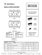 SN74LS125N datasheet pdf Motorola