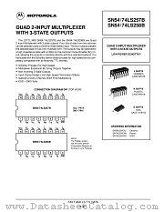 SN54LS257 datasheet pdf Motorola