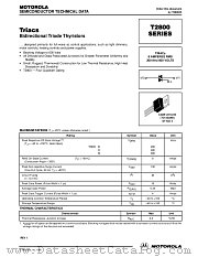 T2800 datasheet pdf Motorola