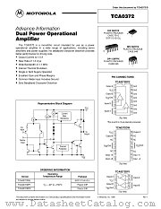 TCA0372DP1 datasheet pdf Motorola
