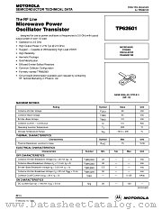 TP62601 datasheet pdf Motorola