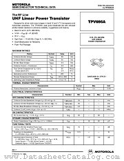TPV695 datasheet pdf Motorola