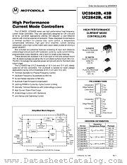 UC2842BD datasheet pdf Motorola