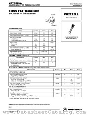 VN2222LL datasheet pdf Motorola