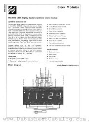 MA1002 datasheet pdf National Semiconductor