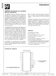 MM5780 datasheet pdf National Semiconductor