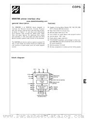 MM5788 datasheet pdf National Semiconductor
