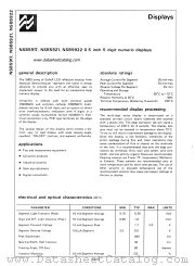 NSA5917 datasheet pdf National Semiconductor