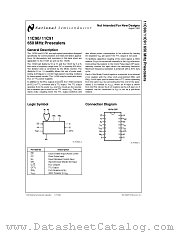 11C91 datasheet pdf National Semiconductor