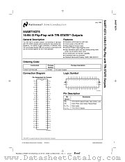 54ABT16374 datasheet pdf National Semiconductor