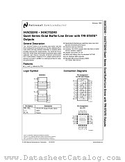 54ACTQ240 datasheet pdf National Semiconductor