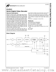 CLC011 datasheet pdf National Semiconductor