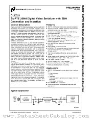 CLC021 datasheet pdf National Semiconductor