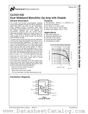 CLC431 datasheet pdf National Semiconductor