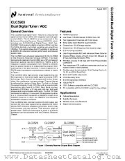 CLC5903 datasheet pdf National Semiconductor