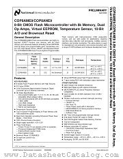 COP8AME9 datasheet pdf National Semiconductor